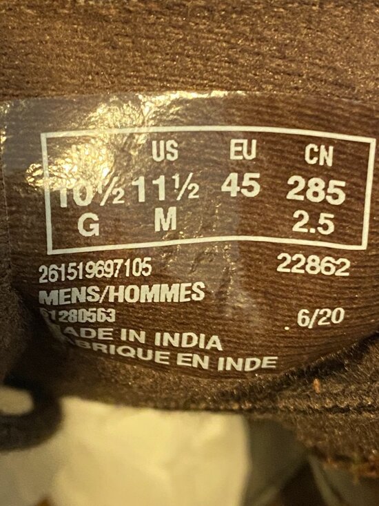 CLARKS COLLECTION Mens Brown Round Toe Lace-Up Leather Chukka Boots 11-1/2 #80Q main image 5